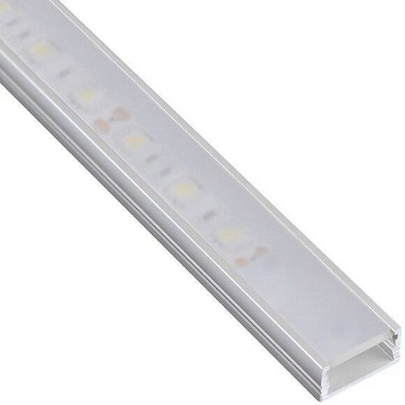 Profil LED DESIGN LIGHT LINE MINI 2,9m aluminium + klosz mleczny - Meblownia.pl