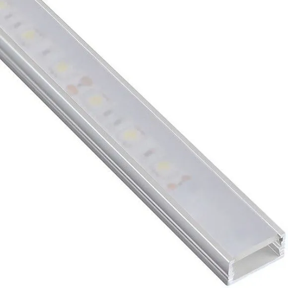 Profil nakładany LED DESIGN LIGHT LINE MINI 3m aluminium + klosz mleczny - Meblownia.pl