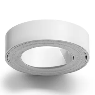 Samoprzylepne obrzeże meblowe FOLMAG 18 mm 5 MB - biały gładki 320