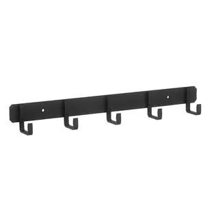 Wieszak ścienny DOMINO 9143 czarny mat