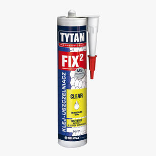  Klej-uszczelniacz TYTAN FIX2 CLEAR bezbarwny 290 ml