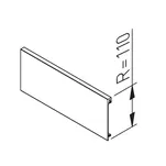 Zestaw do szuflady wewnętrznej niskiej GTV AXIS PRO antracyt (panel+złączka) PB-AXISPRO-ZESWEW-A - Meblownia.pl