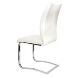 Białe krzesła do kuchni PACO - Sklep meblowy Meblownia